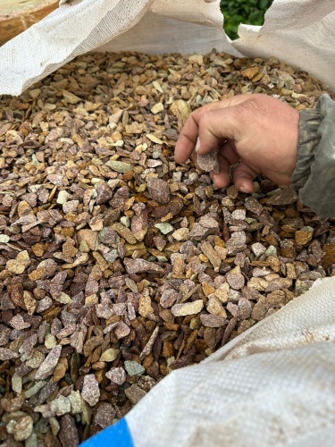 Златолит персиковый декоративная каменная крошка купить в Архангельской области