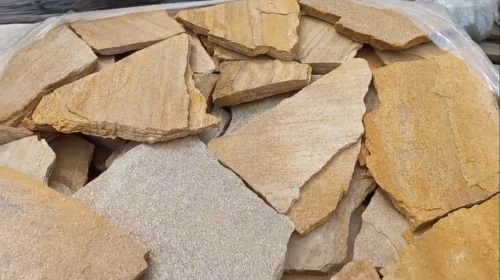 Плитняк златолит жёлтый для цоколя купить в Архангельской области