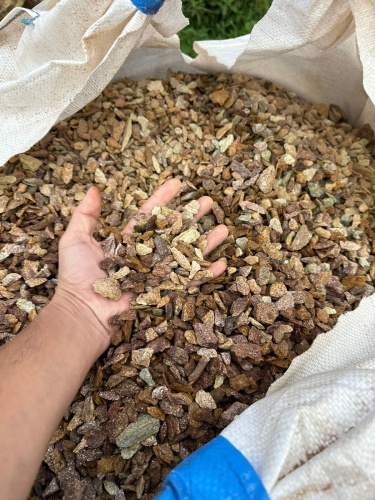 Златолит персиковый декоративная каменная крошка купить в Архангельской области