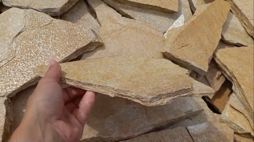 Плитняк златолит жёлтый для фасада 1,5-3 см купить в Архангельской области