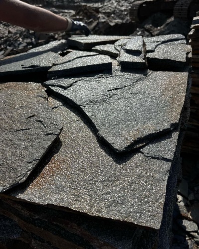 Плитняк златолит серебристый для фасада купить в Архангельской области